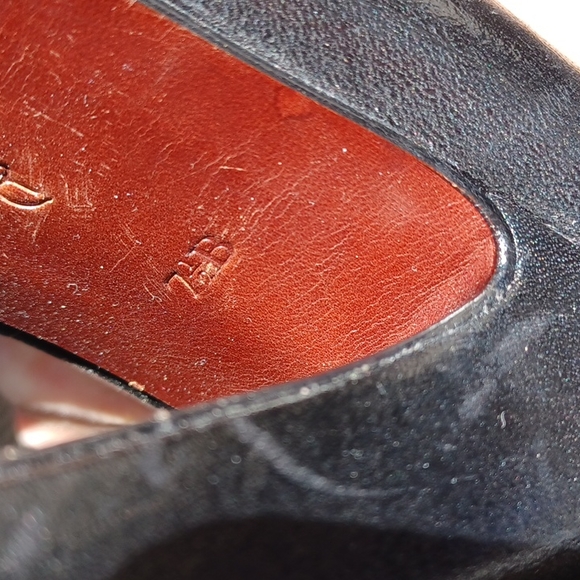 Cole Haan "Tonya II" Platform Chunky Heel Leather Pump- Sz. 8 - Picture 5 of 13